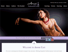 Tablet Screenshot of amore-cafe.com